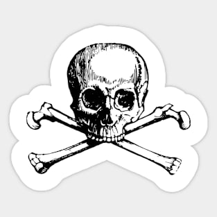 Skull and Cross Bones Sticker